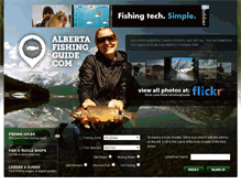 Tablet Screenshot of albertafishingguide.com